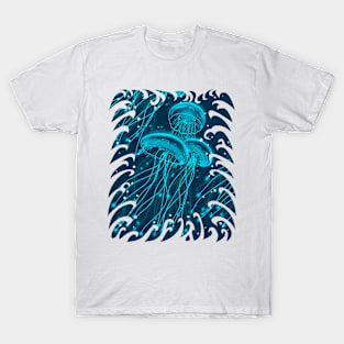 Japanese jellyfish tattoo T-Shirt